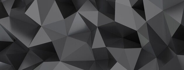 Black Oil or Petrol liquid flow, liquid metal close-up, wide horizontal banner. 3d illustration