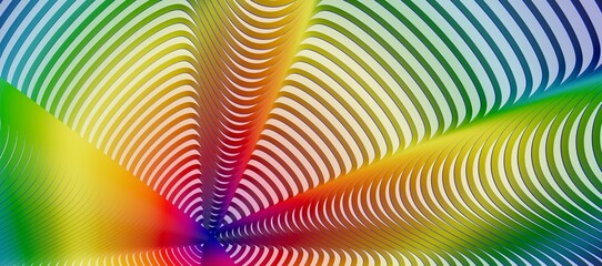 Abstract line fluid colors backgrounds. Trendy Vibrant Fluid Colors. 3d render