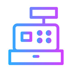 Cash register icon