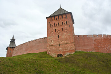 Novgorod Kremlin in autumn season. Veliky Novgorod, a historical city in Russia that is over 1000...
