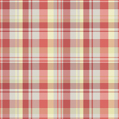 Seamless tartan plaid pattern background with vintage color.
