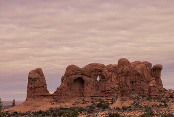 Fototapeta na wymiar Scenic Arches National Park Utah Landscaep
