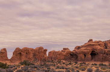 Scenic Arches National Park Utah Landscaep