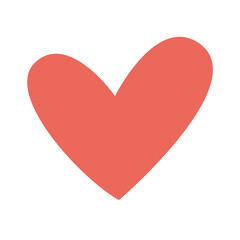 Heart love vector shape