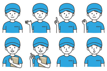 人 シャツ シャツ 帽子 AI 素材 イラスト ベクター