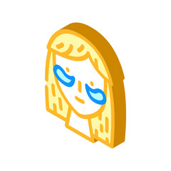 patches accessory isometric icon vector. patches accessory sign. isolated symbol illustration