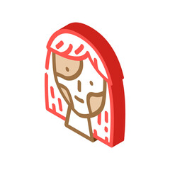 vitiligo skin disease isometric icon vector. vitiligo skin disease sign. isolated symbol illustration