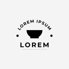Simple Bowl Logo Design Ideas