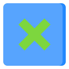 cross flat style icon