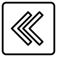 left outline style icon