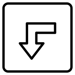 left outline style icon