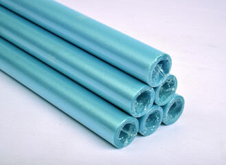 Green pattern frosted glass film material display