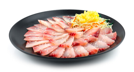 Izumidai Sashimi decoration carved pickled radish Japanese food