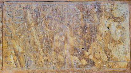 Karnak Temple in Luxor, Egypt. The Karnak Temple Complex, commonly known as Karnak, comprises a...
