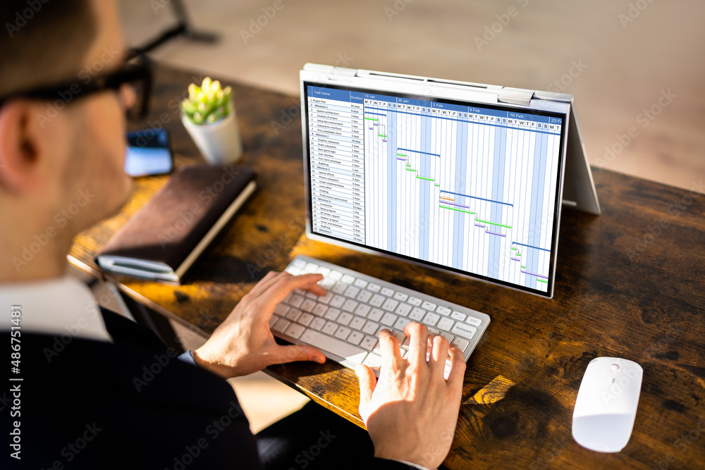 Poster Gantt Gantt Software Project