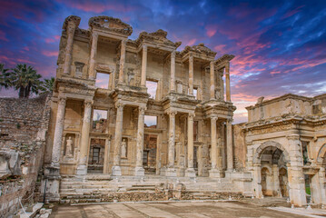Celsus Library in Ephesus, Selcuk, Turkey