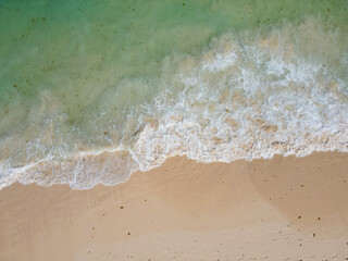 The snow-white beach of Mexico