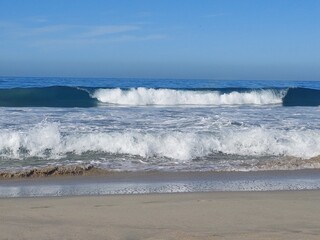 Large waves in Zicatela, Puerto Escondido, Mexico