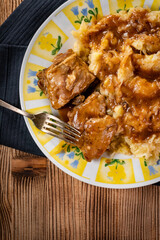 Delicious pork ribs stewed in gravy.