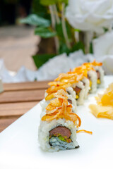 Japanese sushi rolls Maki Sushi