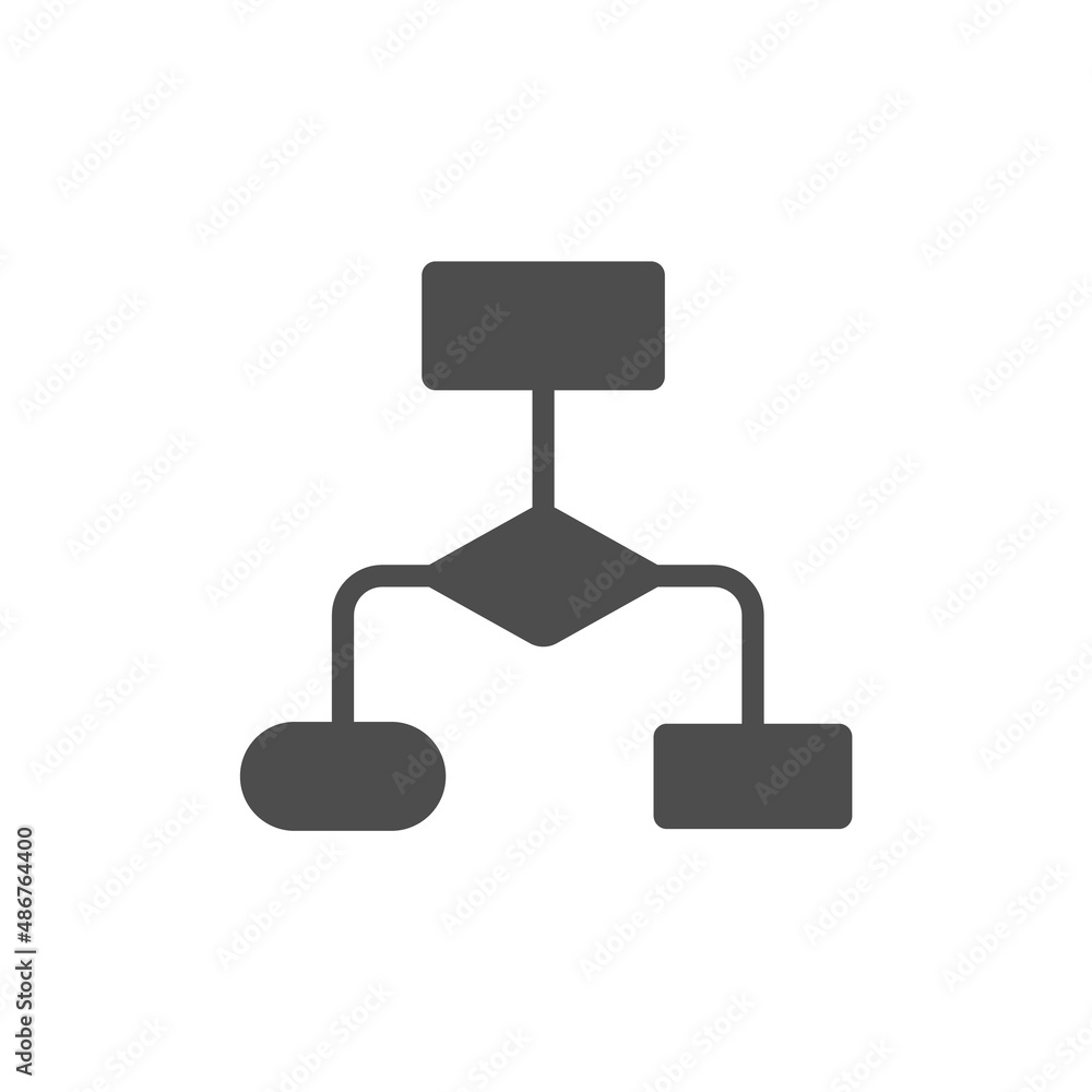 Poster artificial intelligence silhouette vector icon isolated on white. cyber technologies icon for web, m