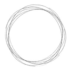 Abstract random circles geometric circular element - 486766061