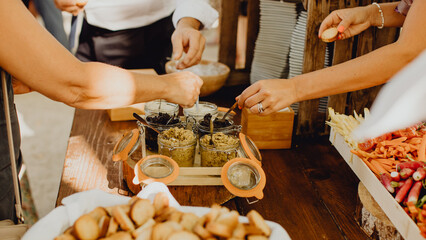 Des petites tartines de tapenade