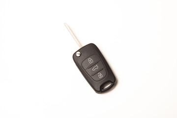 Car key isolated on white background