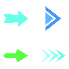 Pack of Arrows Flat Icons

