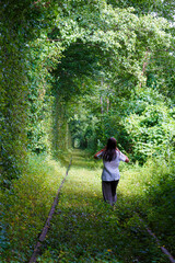 Wonders of nature - Tunnel of Love (Tunel Kokhannya). Ukraine. Tourist landmark