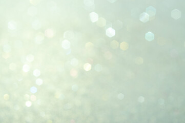 Abstract nature green bokeh background