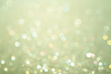 Abstract nature green bokeh background