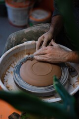 Fototapeta premium in a pottery workshop