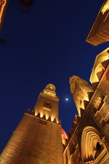 Mosque in Al Moez Street, Cairo The city night, Egypt