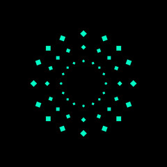 abstract modern symbol flat technology