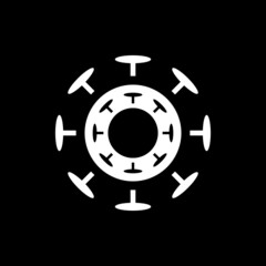 abstract modern symbol flat technology