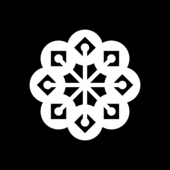 abstract modern symbol flat technology