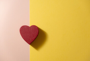 Valentines Day background with hearts