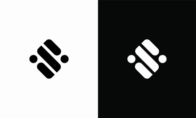 Letter S logo. Icon design. Template elements. Geometric abstract logos