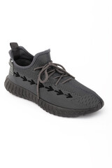 Sneakers on a uniform background. shoes