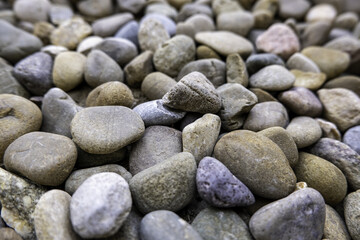 Fototapeta na wymiar Pebble stones detail