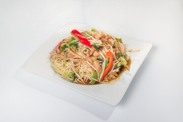 Peruvian Chinese fusion food: 