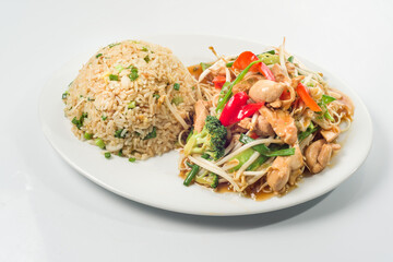 Peruvian Chinese fusion food: 