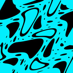 Abstract illustration for design. Black spots on a blue background