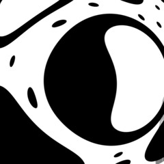 Abstract black and white background with geometric shapes.