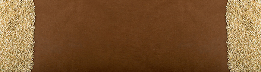 Quinoa Seeds Background or Chenopodium Quinoa Texture