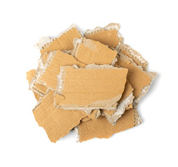 Cardboard, Carton, Ripped Kraft Paper, Wrapping Piece