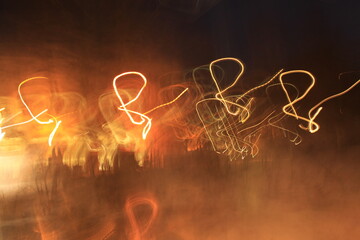 Abstract patterns painted with light - Lysaker