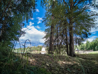 natural landscape in russia. Photo