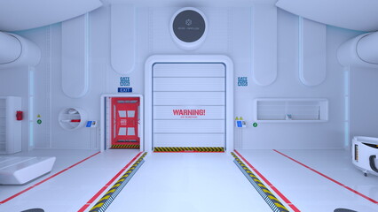 宇宙船内の風景 © tsuneomp